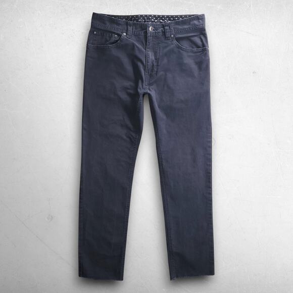 Prana Other - Prana Burt Slim Fit Canvas Pants Men 32x29 (Altered Hem) Black Straight Leg